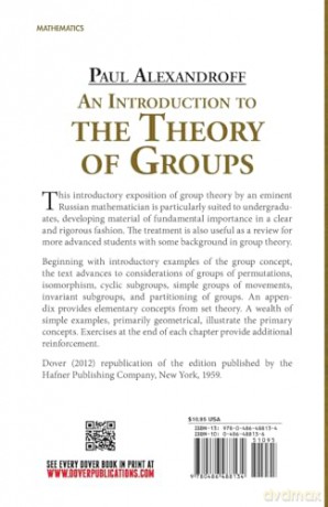 An Introduction to the Theory of Groups (Dover Books on MaTHEMA 1.4tics) - Alexandroff P [KSIĄŻKA]