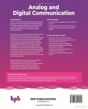 Analog and Digital Communication: Visualize and analyze the communication (English Edition) - Rajarshi Mahapatra [KSIĄŻKA]