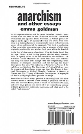 Anarchism and Other Essays (Dover Books on History, Political and Social Science) - Emma Goldman [KSIĄŻKA]