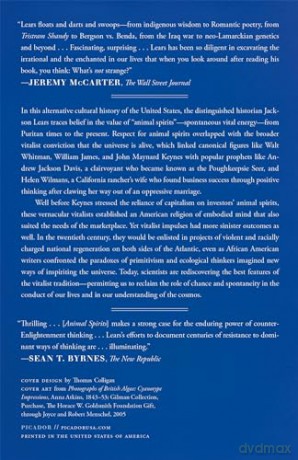 Animal Spirits: The American Pursuit of Vitality from Camp Meeting to Wall Street - Jackson Lears [KSIĄŻKA]