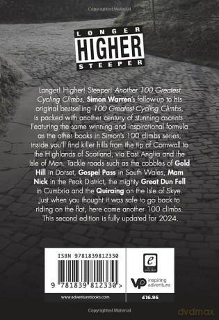 Another 100 Greatest Cycling Climbs: A road cyclist's guide to Britain's hills (100 Climbs) - Simon Warren [KSIĄŻKA]