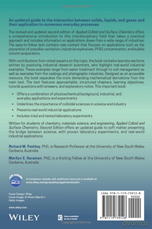 Applied Colloid and Surface Chemistry, 2nd Edition - Richard M. Pashley [KSIĄŻKA]