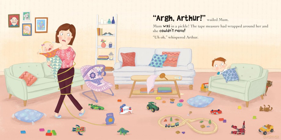 Argh, Arthur! (Square Paperback Storybooks) - Kelly Caswell [KSIĄŻKA]