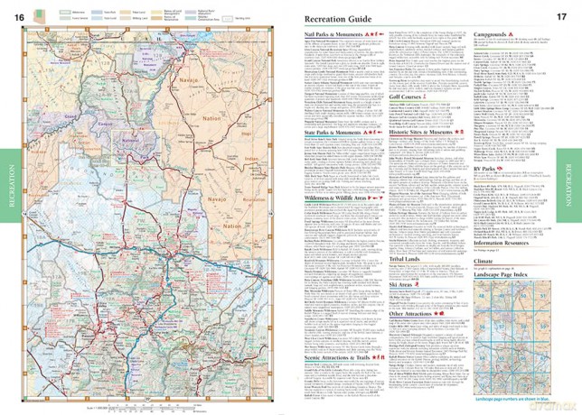 Arizona Road and Recreation Atlas