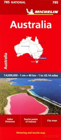 Australia - Michelin National Map 785: Map (Michelin National, 785) - Michelin
