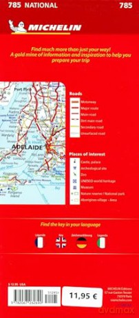 Australia - Michelin National Map 785: Map (Michelin National, 785) - Michelin