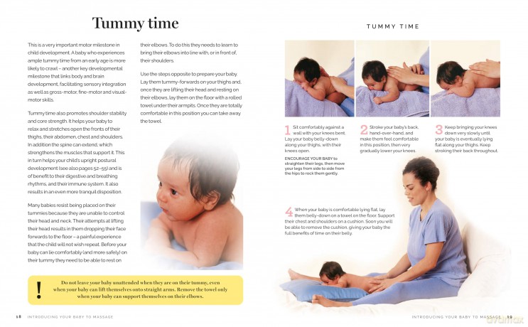 Baby Massage: Proven techniques to calm your baby and assist development: with step-by-step photographic instructions - Peter Walker [KSIĄŻKA]