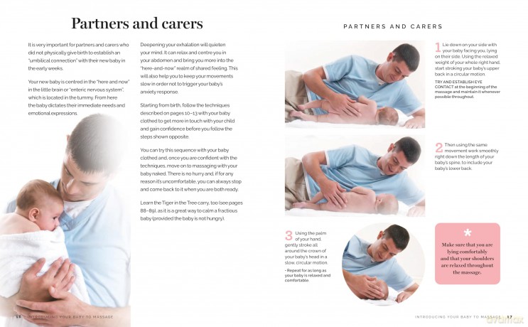 Baby Massage: Proven techniques to calm your baby and assist development: with step-by-step photographic instructions - Peter Walker [KSIĄŻKA]
