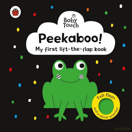 Baby Touch: Peekaboo!: My first black-and-white felt flaps book - Ladybird [KSIĄŻKA]