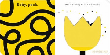 Baby Touch: Peekaboo!: My first black-and-white felt flaps book - Ladybird [KSIĄŻKA]