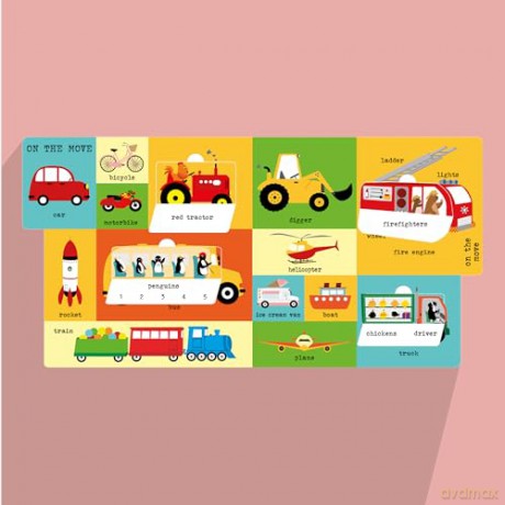 Baby's First 100 Words: A lift the flap book (Baby Sensory) - Mama Makes Books [KSIĄŻKA]