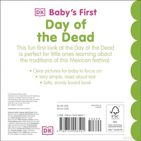 Baby's First Day of the Dead (Baby's First Board Books) - Dk [KSIĄŻKA]