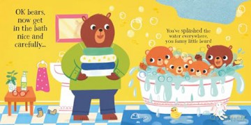 Bathtime for Baby Bears (Soft Flap Books) - Sam Taplin [KSIĄŻKA]