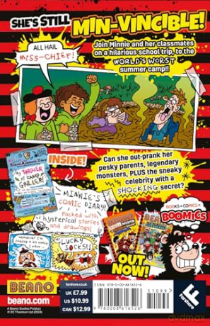 Beano Minnie and the Camp of Chaos: Book 9 in the funny official Beano illustrated series for children - perfect for kids aged 7, 8, 9 and 10 - brand new for summer 2024 (Beano Fiction) - Beano Studios Et Al [KSIĄŻKA]