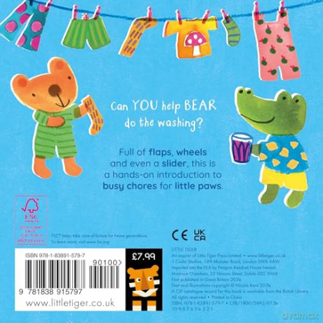 Bear's Wash Day (Busy Chores for Little Paws, 1) [KSIĄŻKA]
