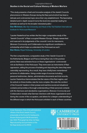 Between Community and Collaboration: 'Jewish Councils' in Western Europe under Nazi Occupation (Studies in the Social and Cultural History of Modern Warfare) - Vastenhout Laurien [KSIĄŻKA]