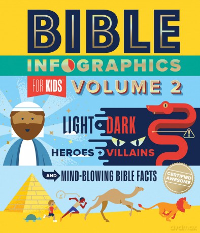 Bible Infographics for Kids Volume 2: Light and Dark, Heroes and Villains, and Mind-Blowing Bible Facts [KSIĄŻKA]