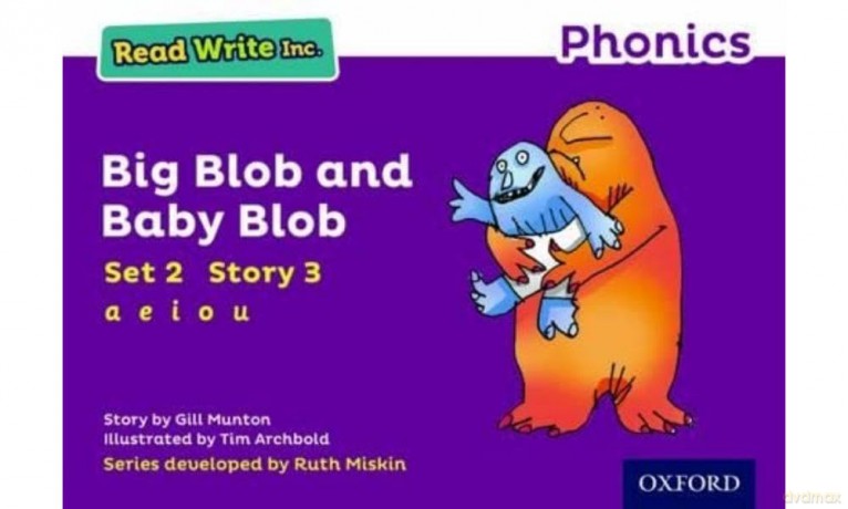 Big Blob and Baby Blob (Purple Set 2 Storybook 3) (Read Write Inc. Phonics) [KSIĄŻKA]