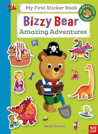 Bizzy Bear: My First Sticker Book: Amazing Adventures [KSIĄŻKA]