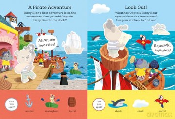 Bizzy Bear: My First Sticker Book: Amazing Adventures [KSIĄŻKA]