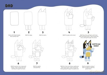 Bluey: How to Draw - Bluey [KSIĄŻKA]