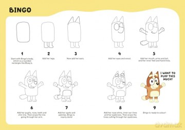 Bluey: How to Draw - Bluey [KSIĄŻKA]