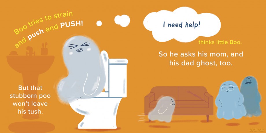 Boo Can't Poo - X Wang [KSIĄŻKA]