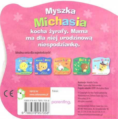 Myszka Michasia Idzie Do Zoo [KSIĄŻKA]