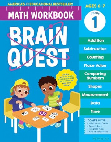 Brain Quest Math Workbook: 1st Grade (Brain Quest Math Workbooks) [KSIĄŻKA]