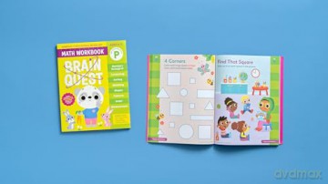 Brain Quest Math Workbook: Pre-Kindergarten (Brain Quest Math Workbooks) [KSIĄŻKA]