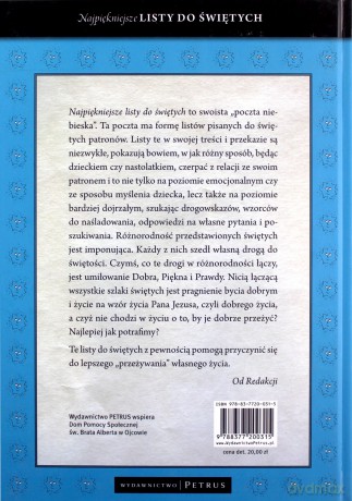 Najpiękniejsze Listy Do Świętych - Alicja Mazan-Mazurkiewicz [KSIĄŻKA]