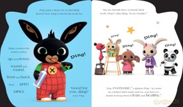Brush with Bing!: Teach children about toothbrushing with Bing in this fantastic shaped board book! - Harpercollins Childr [KSIĄŻKA]