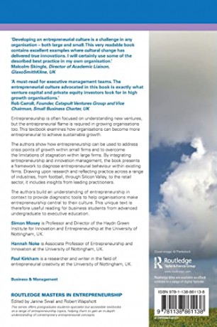 Building an Entrepreneurial Organisation (Routledge Masters in Entrepreneurship) - Simon Mosey [KSIĄŻKA]