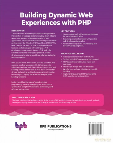 Building Dynamic Web Experiences with PHP: Harness the power of PHP to build dynamic and scalable websites (English Edition) - Dr. Surabhi Shanker [KSIĄŻKA]