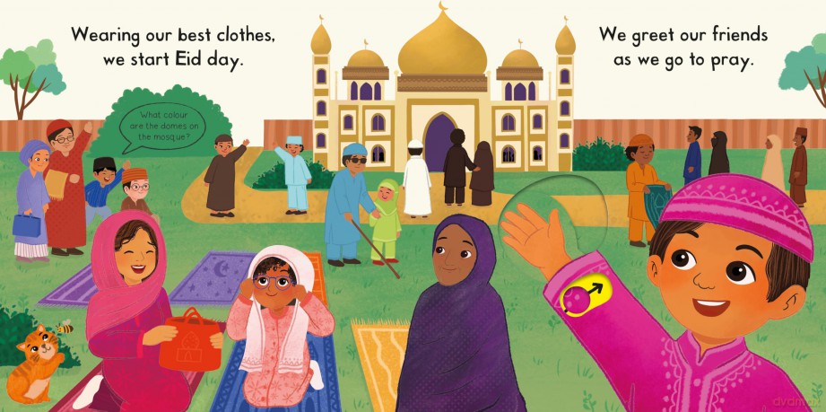 Busy Eid: The perfect gift to celebrate Ramadan and Eid with your toddler! (Campbell Busy Books, 62) - Campbell Books [KSIĄŻKA]