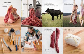 Butchering Beef: The Comprehensive Photographic Guide to Humane Slaughtering and Butchering - Lisa Plumley [KSIĄŻKA]