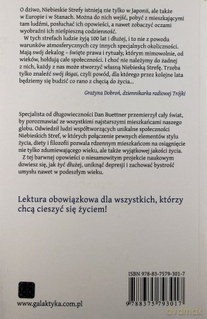 Niebieskie Strefy 9 Lekcji Długowieczności Od Ludzi Żyjących Najdłużej - Dan Buettner [KSIĄŻKA]