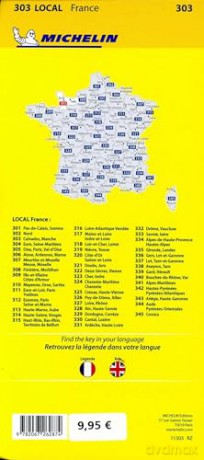 Calvados Manche - Michelin Local Map 303: Map - Michelin