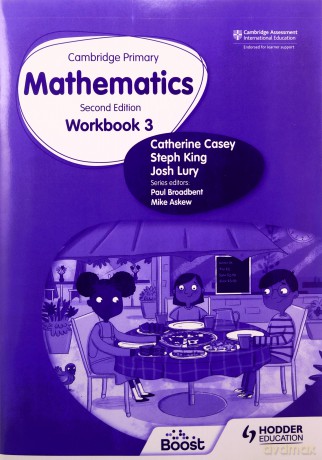 Cambridge Primary Mathematics Workbook 3 Second Edition: Hodder Education Group - Josh Lury Steph King [KSIĄŻKA]