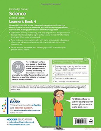 Cambridge Primary Science Learner's Book 4 Second Edition: Hodder Education Group - Rosemary, Her Feasey [KSIĄŻKA]