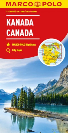 Canada Marco Polo Map: 1:4.000.000 (Marco Polo Maps): wegenkaart schaal 1:4.000.000
