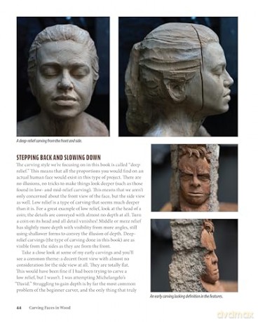 Carving Faces in Wood: Beginner's Guide to Creating Lifelike Eyes, Noses, Mouths, and Hair - Alec Lacasse [KSIĄŻKA]