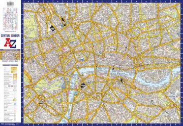 Central London A-Z Pocket Street Map