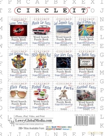 Circle It, The Brady Bunch Facts, Word Search, Puzzle Book - Lowry Global Media L [KSIĄŻKA]