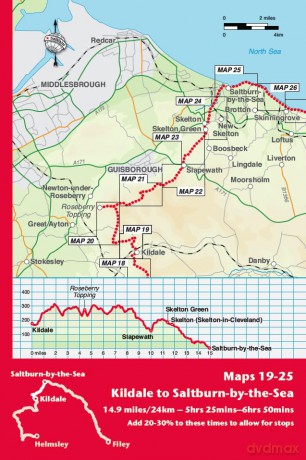 Cleveland Way: North York Moors, Two-Way Guide: Helmsley-Filey-Helmsley, Planning, Places to Stay, Places to Eat (Trailblazer British Walking Guides): Two-way guide: Helmsley to Filey to Helmsley - Henry Stedman [KSIĄŻKA]