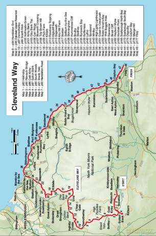 Cleveland Way: North York Moors, Two-Way Guide: Helmsley-Filey-Helmsley, Planning, Places to Stay, Places to Eat (Trailblazer British Walking Guides): Two-way guide: Helmsley to Filey to Helmsley - Henry Stedman [KSIĄŻKA]