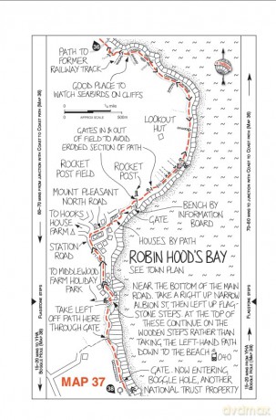 Cleveland Way: North York Moors, Two-Way Guide: Helmsley-Filey-Helmsley, Planning, Places to Stay, Places to Eat (Trailblazer British Walking Guides): Two-way guide: Helmsley to Filey to Helmsley - Henry Stedman [KSIĄŻKA]