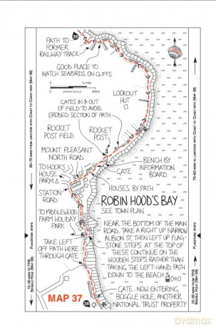 Cleveland Way: North York Moors, Two-Way Guide: Helmsley-Filey-Helmsley, Planning, Places to Stay, Places to Eat (Trailblazer British Walking Guides): Two-way guide: Helmsley to Filey to Helmsley - Henry Stedman [KSIĄŻKA]