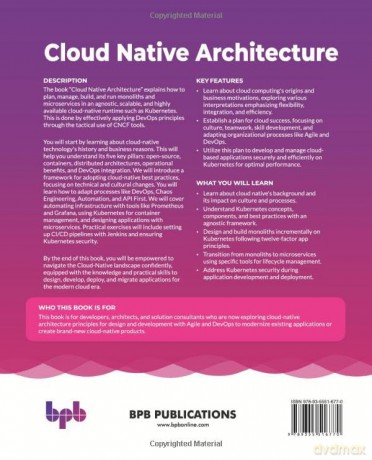 Cloud Native Architecture: Efficiently moving legacy applications and monoliths to microservices and Kubernetes (English Edition) - Fernando Harris [KSIĄŻKA]