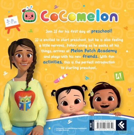 CoComelon Let's Go To Preschool Picture Book: A gentle early-learning experience storybook about starting preschool for CoComelon fans aged 2-4 years [KSIĄŻKA]